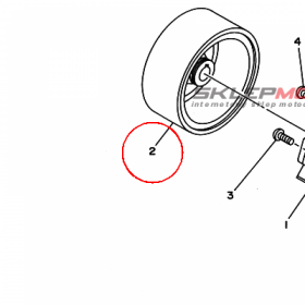 YAMAHA - WIRNIK nr: 4BA855500000