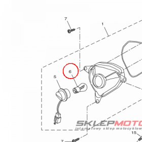 YAMAHA - ZAROWKA nr: 4BAH47140000