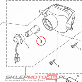 YAMAHA - ZAROWKA nr: 4BAH47142000