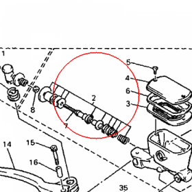 YAMAHA - ZESTAW NAPR. POMPY nr: 4BHW00410000