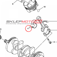 YAMAHA - panewka nr: 4C8116560000