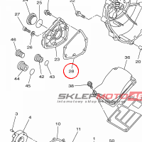 YAMAHA - uszczelka nr: 4C8154560000