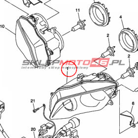 YAMAHA - REFLEKTOR nr: 4C8843030000