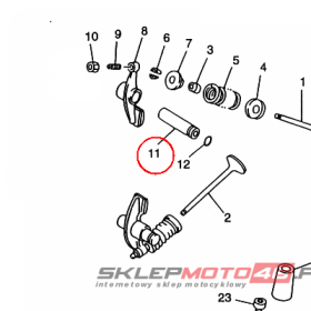 YAMAHA - WALEK nr: 4CWE21560000