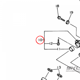 YAMAHA - TLUMIK KOMPLET nr: 4EB147200200