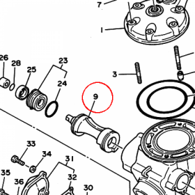 YAMAHA - VALVE 1 nr: 4EW1131A0000