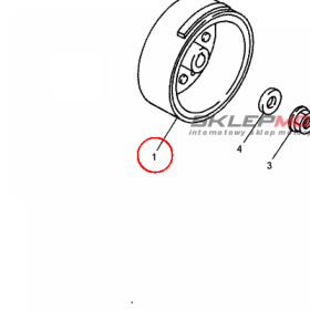 YAMAHA - WIRNIK nr: 4FU855500100