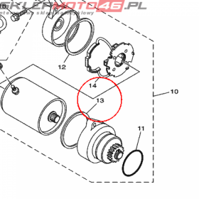 YAMAHA - USZCZELKA nr: 4G0818440000