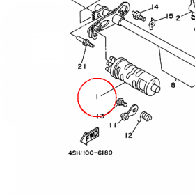 YAMAHA - WALEK KRZYWKOWY nr: 4GB185400000