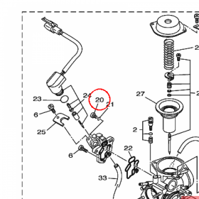 YAMAHA - SCREW nr: 4HC145920000