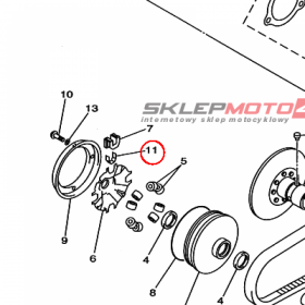 YAMAHA - SPACER 1 nr: 4HC176540000