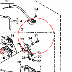 YAMAHA - WKRET nr: 4HD145650000