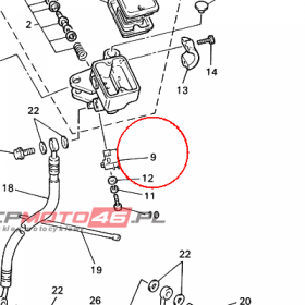 YAMAHA - wlacznik stopu nr: 4HM839800000