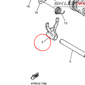 YAMAHA - WODZIK nr: 4JH185120000
