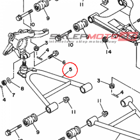 YAMAHA - WACHACZ PRZ. GTS nr: 4KB235701100