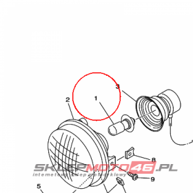 YAMAHA - zarowka nr: 4KB843140100