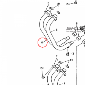 YAMAHA - RURA WYDECH. nr: 4KG146410000