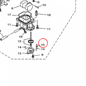 YAMAHA - VALVE, CHECK SEAT nr: 4KL142720100