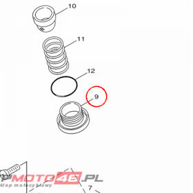 YAMAHA - KOREK SPUSTU OLEJU nr: 4KLE53511000