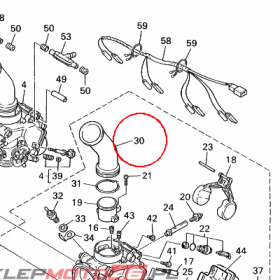 YAMAHA - VALVE, VACUUM CONTROL nr: 4KM143880000