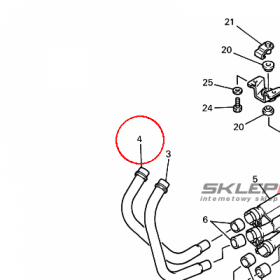 YAMAHA - RURA WYDECH. nr: 4KM146410100