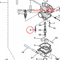 YAMAHA - DYSZA nr: 4MX149480400
