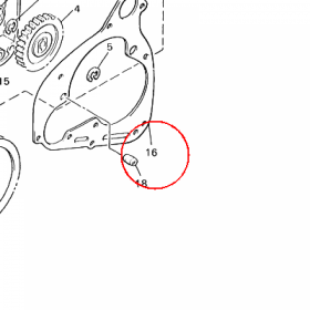 YAMAHA - USZCZELNIACZ nr: 4NK124490000