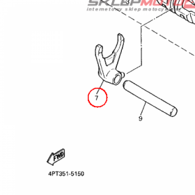 YAMAHA - WODZIK nr: 4PT185120000