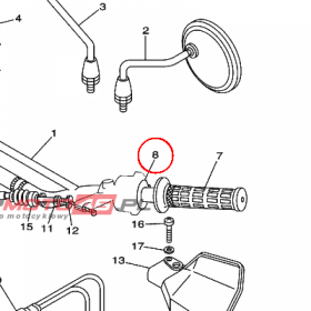 YAMAHA - WASHER nr: 4RR261290000