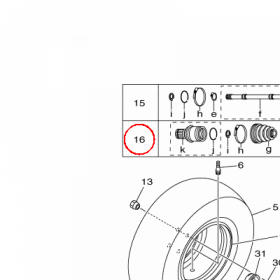 YAMAHA - ZLACZKA nr: 4S12530V0000