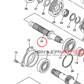 YAMAHA - WALEK SKRZYNI B. nr: 4S8174210000
