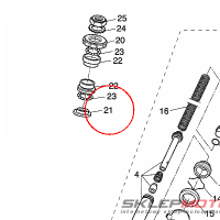 YAMAHA - BIEZNIA LOZYSKA nr: 4SBF34140000