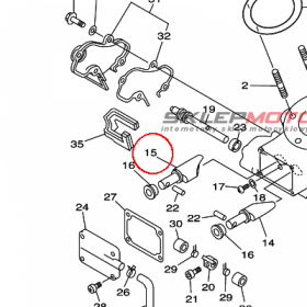 YAMAHA - VALVE 2 nr: 4SS1132A0000