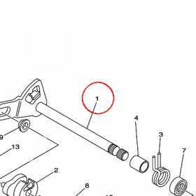 YAMAHA - WALEK ZM. BIEGOW nr: 4SS181010000 > 4SS181011000