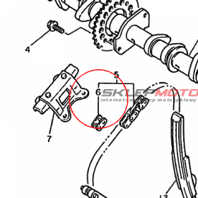 YAMAHA - ZLACZKA nr: 4SV114980000