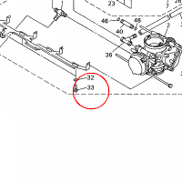 YAMAHA - SCREW nr: 4SV244530000