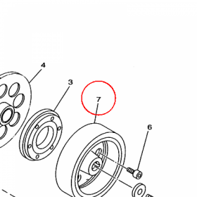 YAMAHA - WIRNIK nr: 4TR814500000