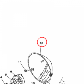 YAMAHA - WKLAD REFL. nr: 4TR843300000