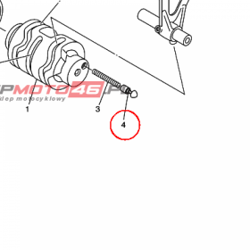 YAMAHA - POINT, NEUTRAL nr: 4UN185420000