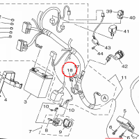 YAMAHA - DIODE ASSY nr: 4WA819800000