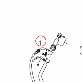 YAMAHA - linka gazu nr: 4WM263111000