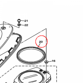 YAMAHA - WYPELNIENIE OWIEWKI nr: 4WM283470000