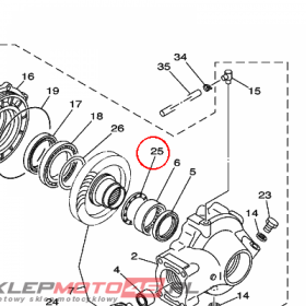 YAMAHA - WASHER, THRUST (1.6MM) nr: 4XEG61181600