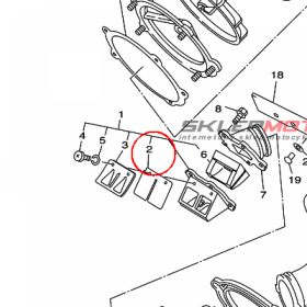 YAMAHA - ZAWOR PLYTKOWY nr: 4XL136130000
