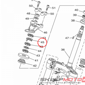 YAMAHA - PODKLADKA SPEC. nr: 4XV234180000