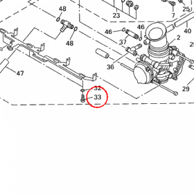 YAMAHA - SCREW nr: 4XV244530000