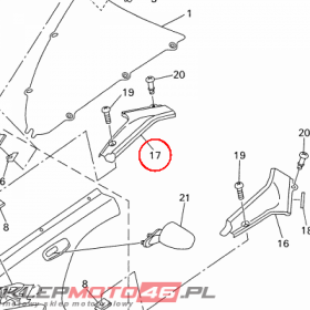 YAMAHA - WYPELNIENIE OWIEWKI nr: 4XV2837M0000