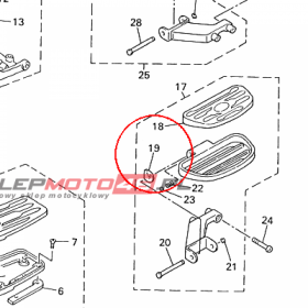YAMAHA - WASHER, SPECIAL nr: 4YE274370100