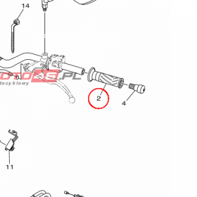 YAMAHA - manetka nr: 4YR262410300