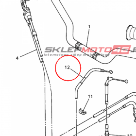 YAMAHA - linka sprzegla nr: 4YR-26335-00-00